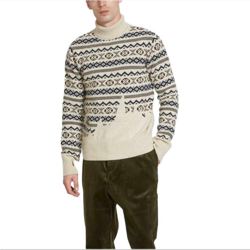 Oliver Spencer Talbot Rookley Turtleneck Wool Sweater